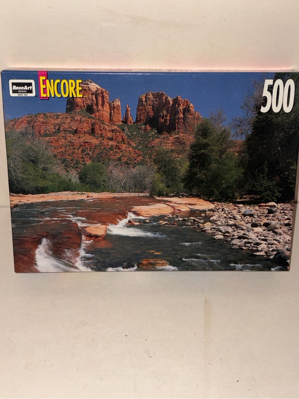 Vintage Red Rock Crossing Sedona Arizona Jigsaw Puzzle New Sealed Box